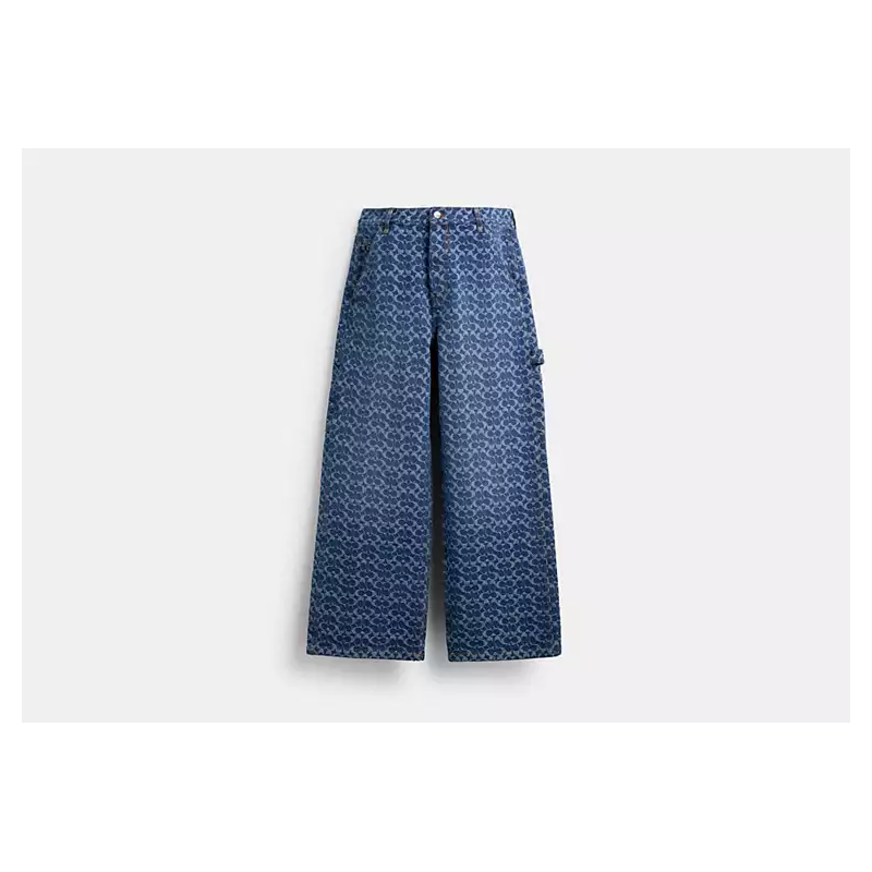 Pantalon carpenter homme denim – style Coach coton biologique
