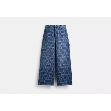 Pantalon carpenter homme denim – style Coach coton biologique