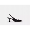 Chaussures à talon femme – bride cheville élégante style Coach