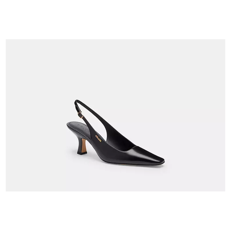 Chaussures à talon femme – bride cheville élégante style Coach