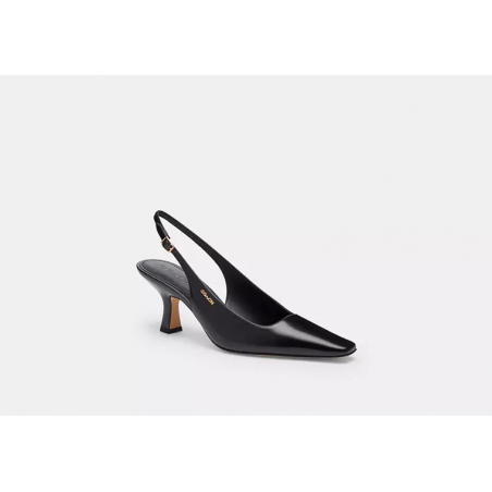 Chaussures à talon femme – bride cheville élégante style Coach