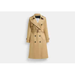 Trench kaki femme – manteau élégant style Coach