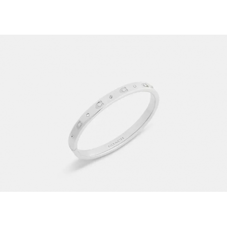 Bracelet jonc Coach – bijou élégant avec motif C
