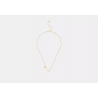Collier pendentif rose – bijou élégant style Coach