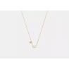 Collier pendentif rose – bijou élégant style Coach