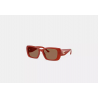 Lunettes de soleil oversize – style Coach avec détail C