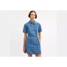 Robe denim femme – coton biologique élégante style Coach