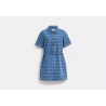 Robe denim femme – coton biologique élégante style Coach