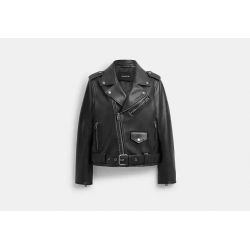 Veste de moto femme – veste ceinturée élégante style Coach