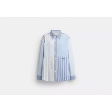 Chemise Oxford patchwork – style Coach