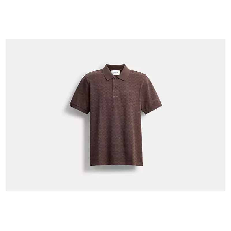 Polo homme coton biologique – polo élégant style Coach