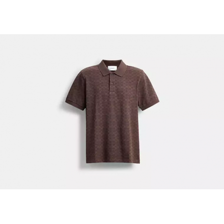 Polo homme coton biologique – polo élégant style Coach